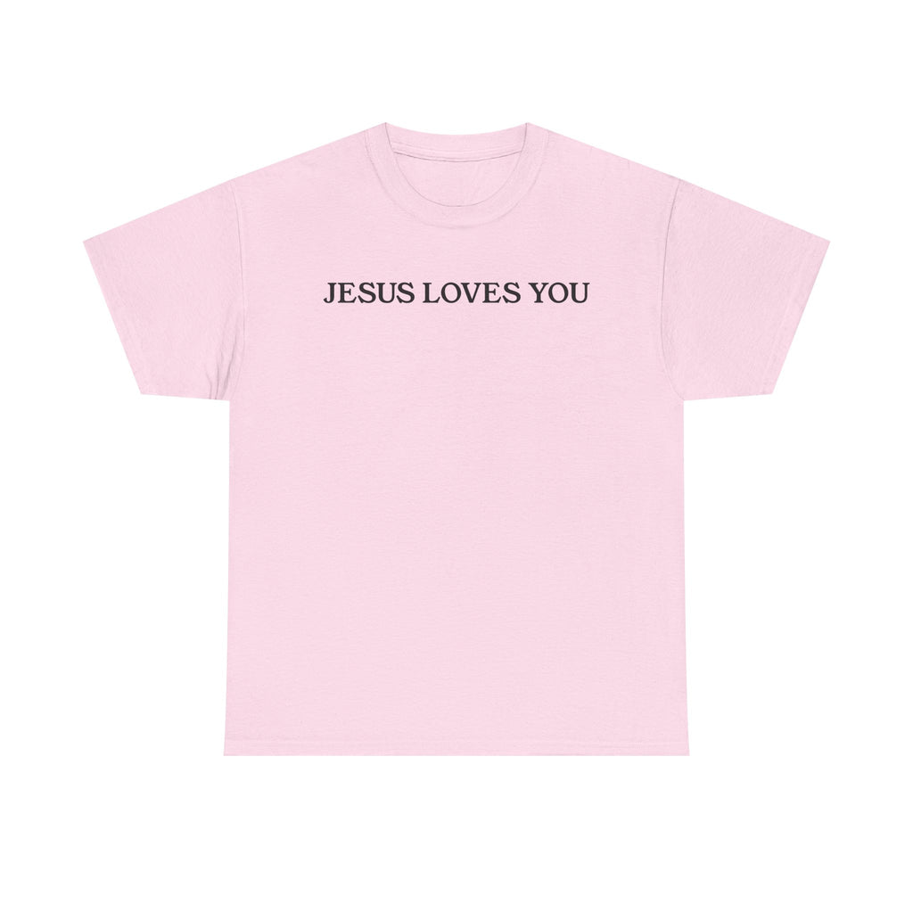 "Jesus Loves You" Pink Women's T-Shirt