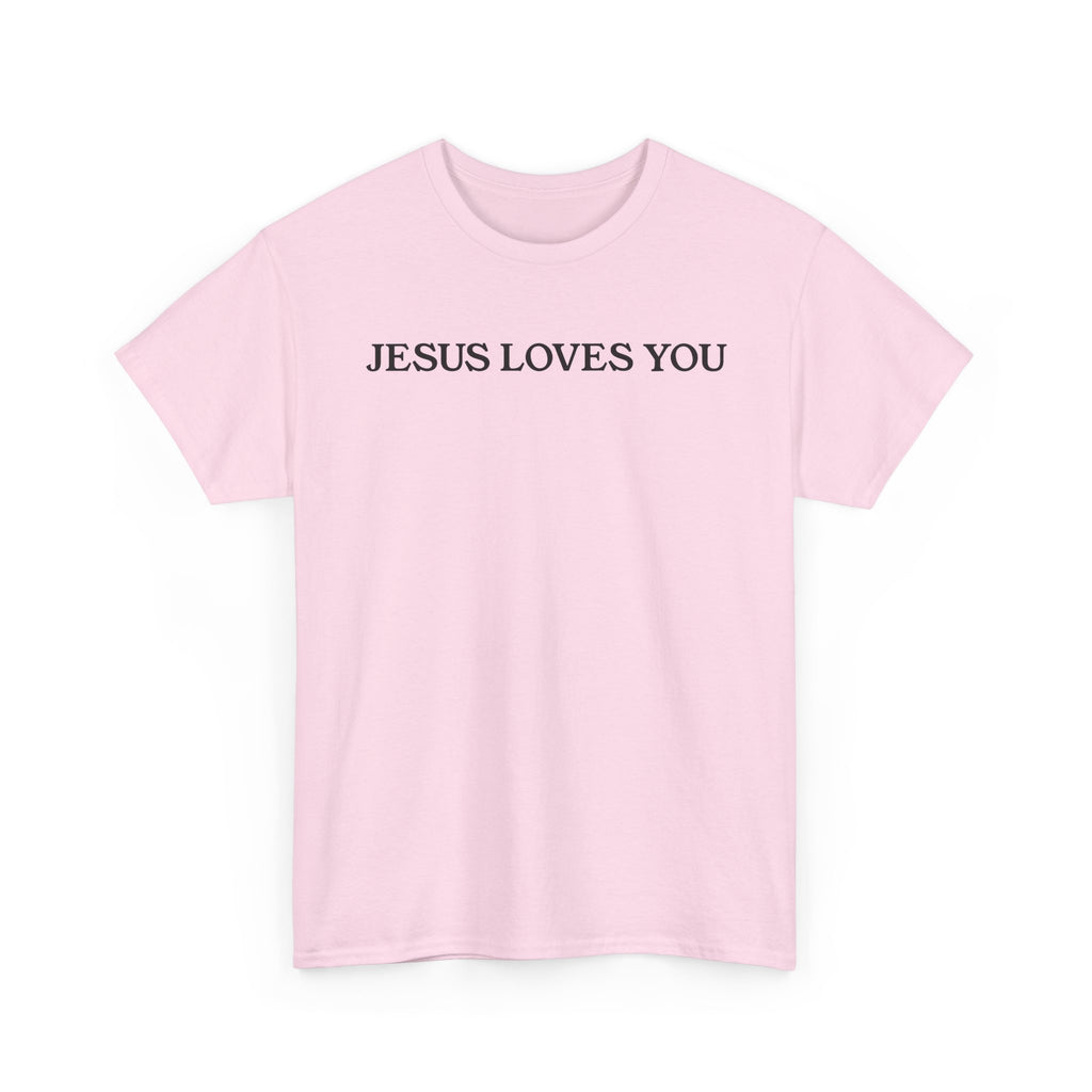 "Jesus Loves You" Pink Women's T-Shirt